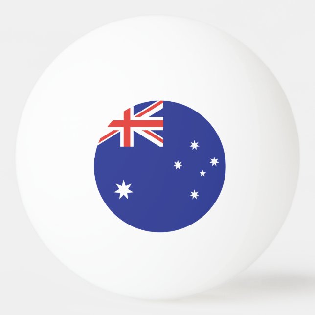 Australia Flag Pingisboll (Framsidan)