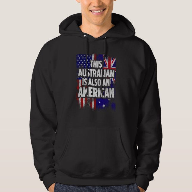 Australia For Proud Australian Aussie Australia Ro Hoodie (Framsida)
