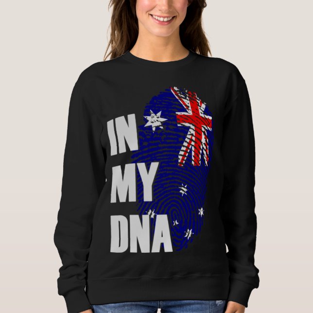 Australia In My DNA Men Women Kids T Shirt (Framsida)