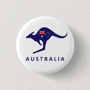 AUSTRALIA KANGAROO FLAGGA KNAPP