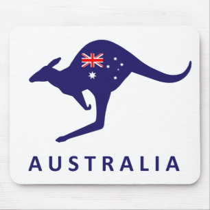 AUSTRALIA KANGAROO FLAGGA MUSMATTA