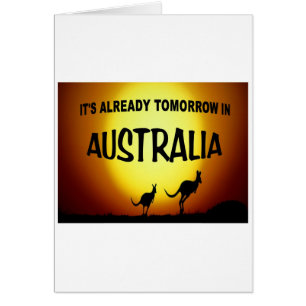 AUSTRALIA KANGAROOS.jpg Hälsningskort