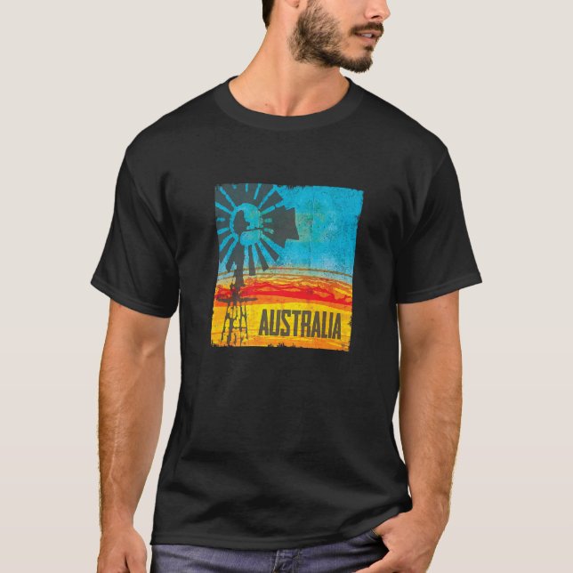 australia kvarn t shirt (Framsida)