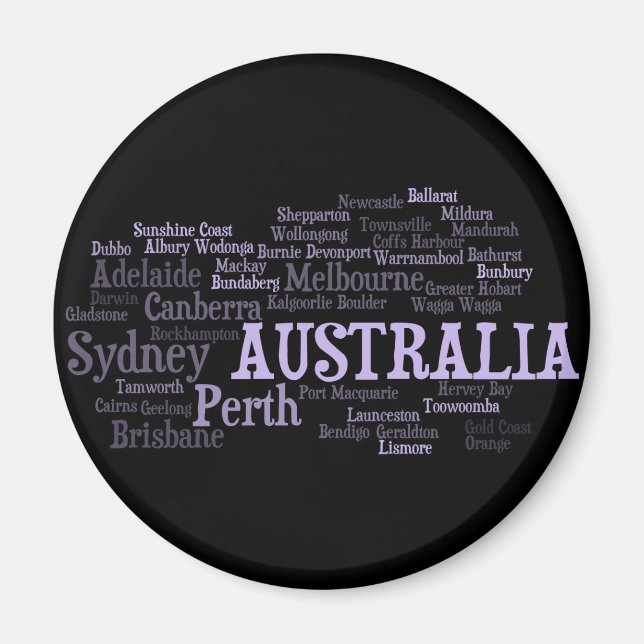 AUSTRALIA Magnet (Framsidan)