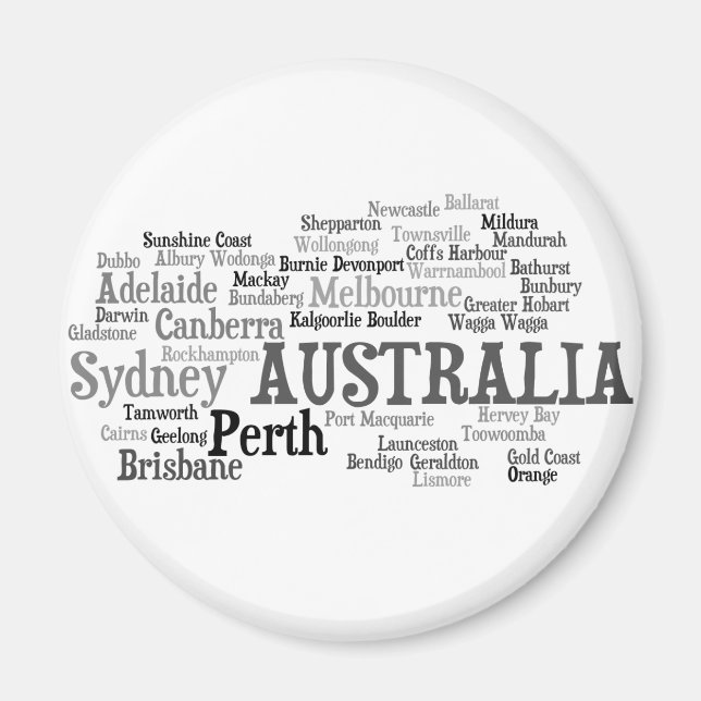 AUSTRALIA Magnet (Framsidan)