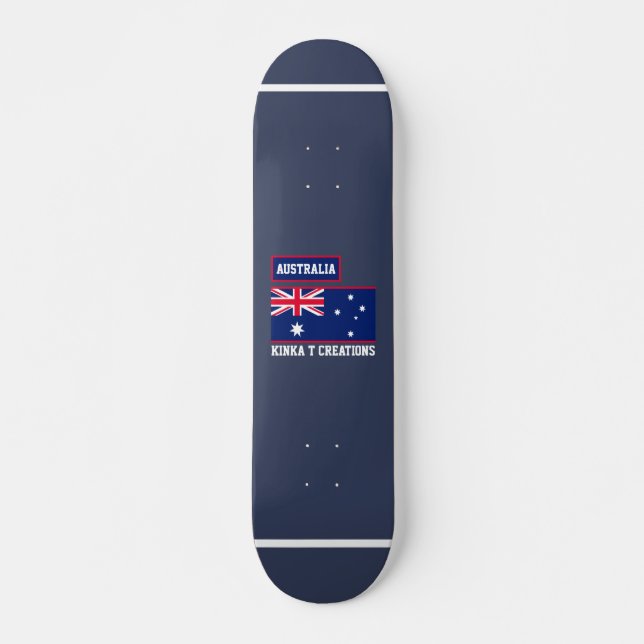 Australia Mini Skateboard Bräda 18,5 Cm (Framsida)