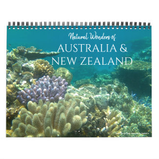Australia new zealand nature 2025 (med plats) kalender