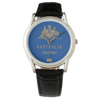 Australia passport wristwatch armbandsur