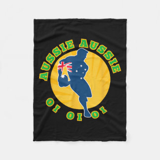 Australia Rugby, Wallabies Aussie Aussie Aussie Oi Fleecefilt