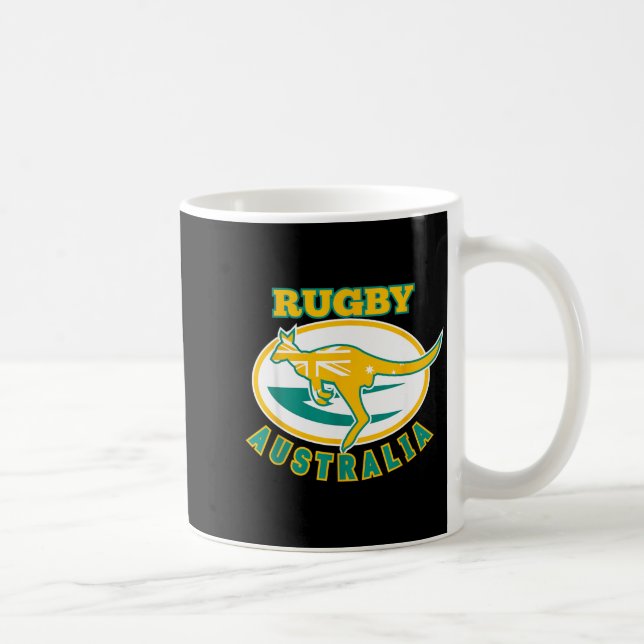 Australia Rugby, Wallabies Rugby Jersey, Australia Kaffemugg (Höger)