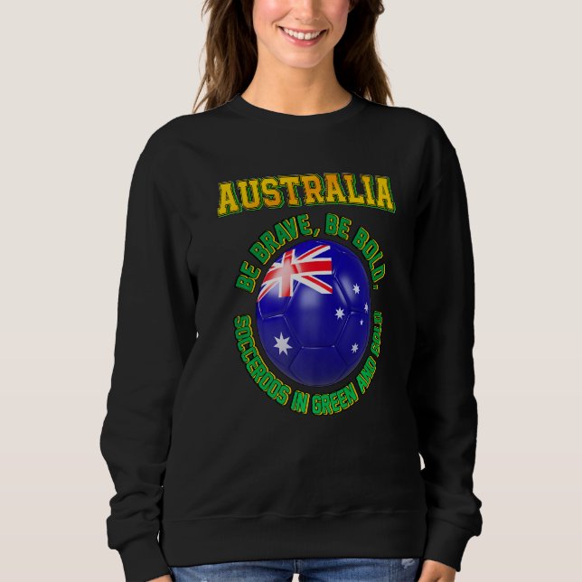 Australia Slogan for Australian football team fans T Shirt (Framsida)