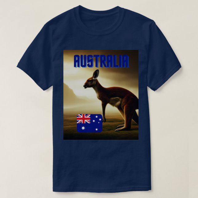 australia t shirt (Design framsida)