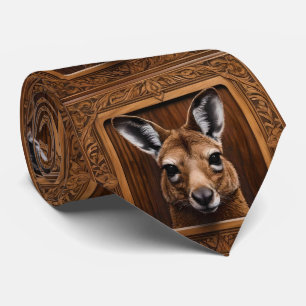 Australian 3D Wood Print Kangaroo Slips