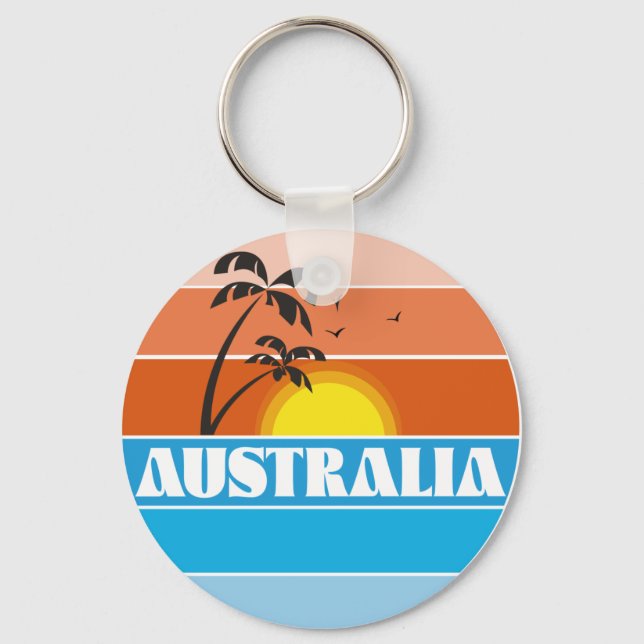 Australian, 80-sekundersklass för återutskrift av  nyckelring (Framsida)