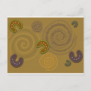 Australian Aboriginal Art - The Gathering Vykort