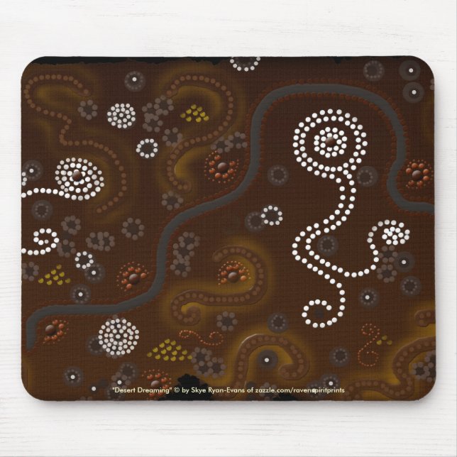 Australian Aboriginal Desert Mousepad Musmatta (Framsidan)
