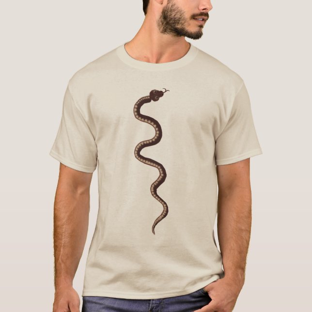 Australian Aboriginal Desert Snake Art Tee (Framsida)