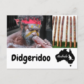 Australian Aboriginal Didgeridoo Vykort