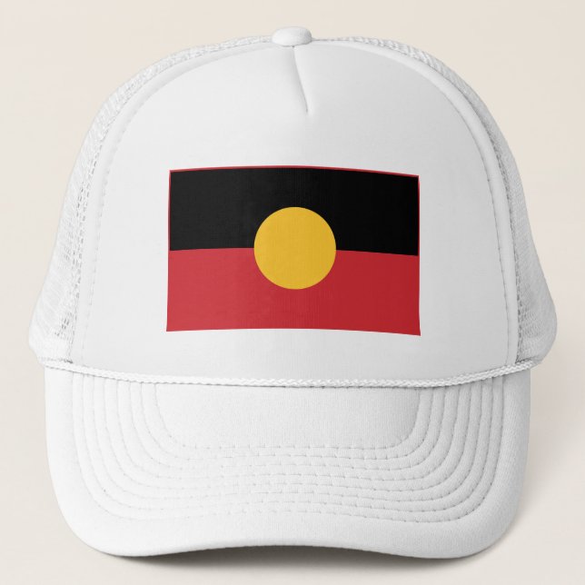 Australian Aboriginal flagga Keps (Framsida)