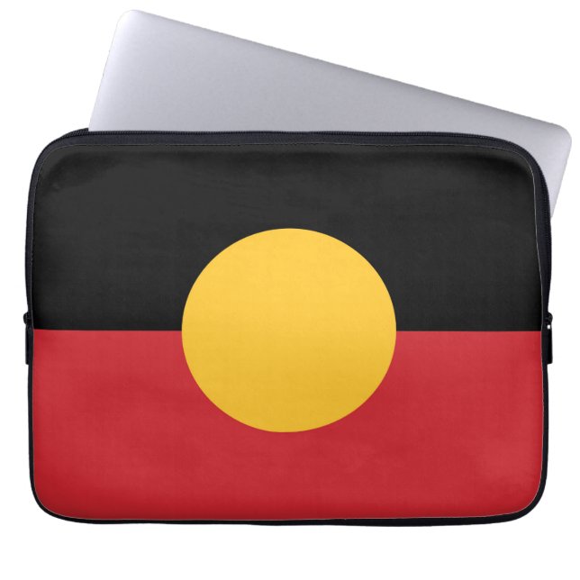 Australian Aboriginal flagga Laptop Fodral (Framsidan)