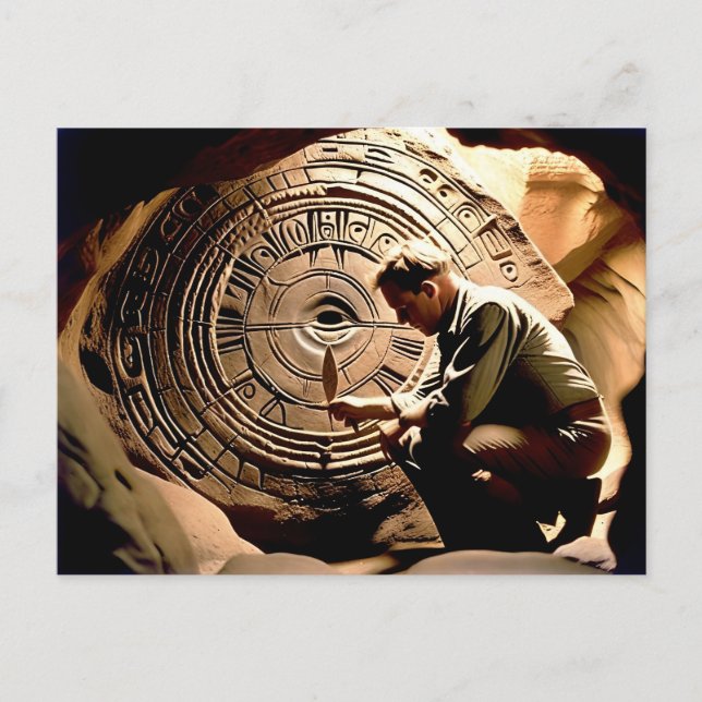 Australian Aboriginal Stargate till Dreamtime Helg Vykort (Framsida)