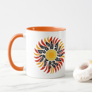 Australian Aboriginal Sunshine Art Mugg