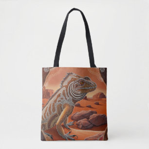 Australian Aboriginal-themed Iguana Tygkasse