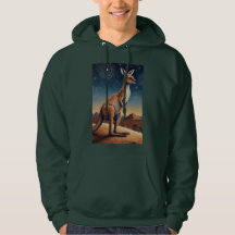Australian Aboriginal-themed Kangaroo Scene