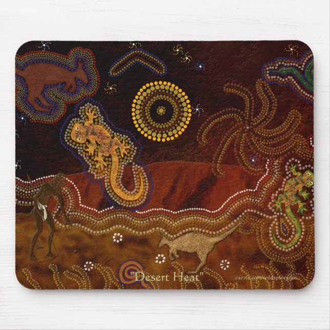Australian Aborigines Hunting Kangaroo & Geckos Musmatta (Framsidan)