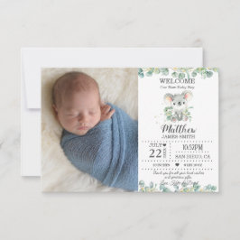 Australian Animals Greenery Nyfödd bebis Photos Bi Meddelande