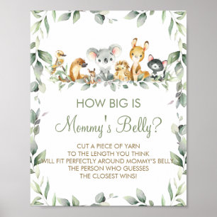 Australian Animals How Big is Mamma Belly Game Poster