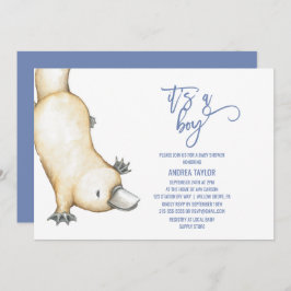 Australian Animals Platypus Det är en pojkvän. Inbjudningar