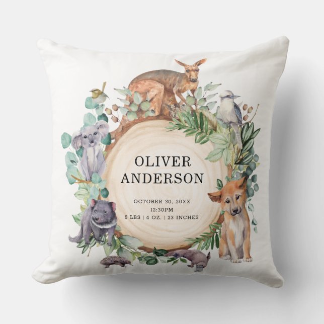 Australian Animals Wildlife Pojke Birth Stats Kudde (Framsida)