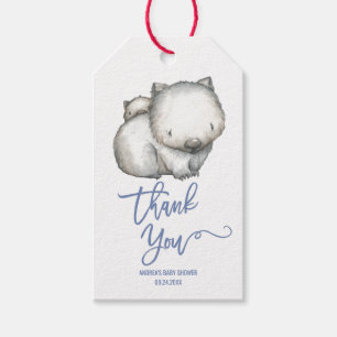 Australian Animals Wombat Tack Presentetikett