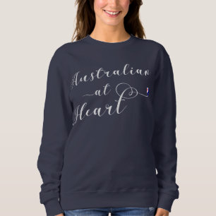 Australian At Heart Sweatshirt, Aus Tee Shirt