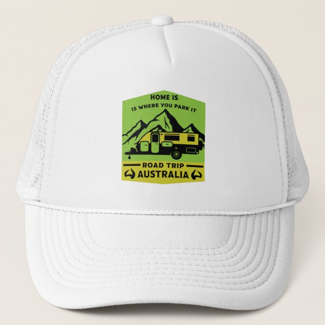 Australian Aussie Caravan Caravanning Summer Keps (Framsida)