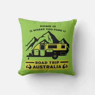 Australian Aussie Caravan Caravanning Summer Kudde