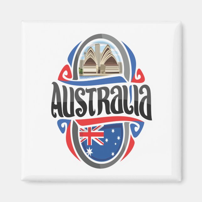 Australian Australian Proud Magnet (Framsidan)