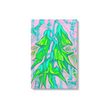 Australian Bird Flower, Tropical Blommigt Painting