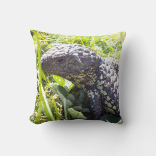 Australian Blue Tunga Lizard, Lounge Cushion. Kudde