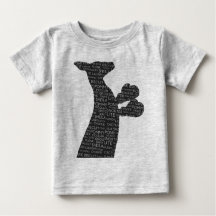 Australian Boxing Kangaroo med Slang Typography B