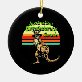 Australian Breakdance Coach Hip hop & Breakdance Julgransprydnad Keramik