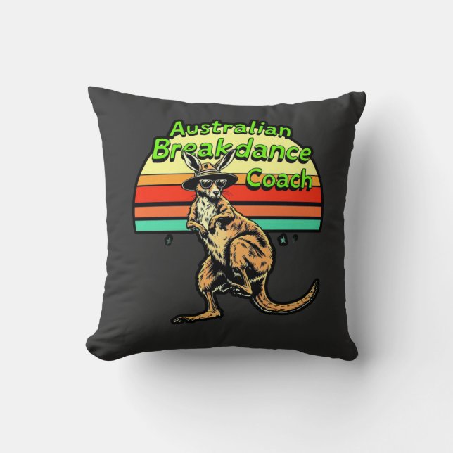 Australian Breakdown Coach - Hip hop & Breakdance Kudde (Framsida)