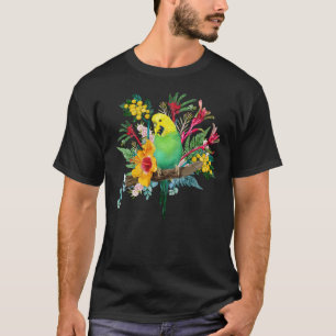 Australian Budgerigar WildblomBouquet T Shirt