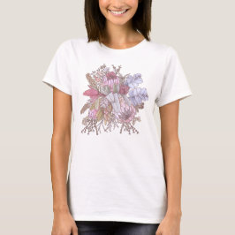 Australian Bush Flowers Feminine Bouquet T Shirt