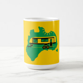 Australian Caravan Camping Kaffemugg