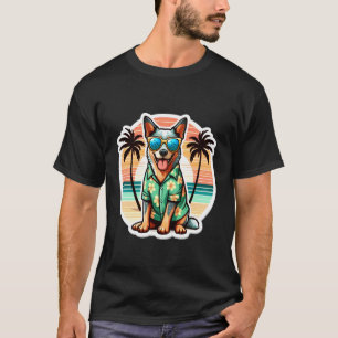 Australian Cattle Dog Ägare Sommar Vibes Semester T Shirt