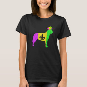 Australian Cattle Dog Älskare Mardi Gras Karneval  T Shirt
