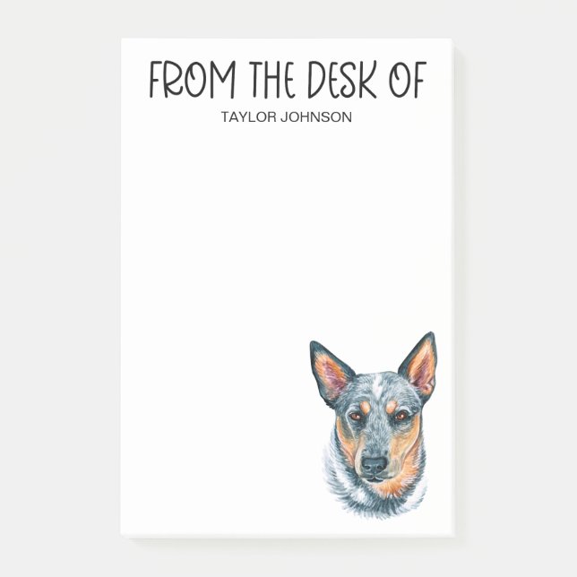 Australian Cattle Dog Älskare Post-it Block (Framsida)