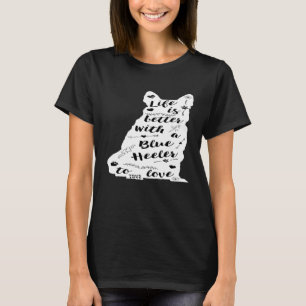 Australian Cattle Dog För Blue Heeler Hund T Shirt